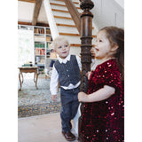 Hust & Claire New Maroon Karoline Sequins