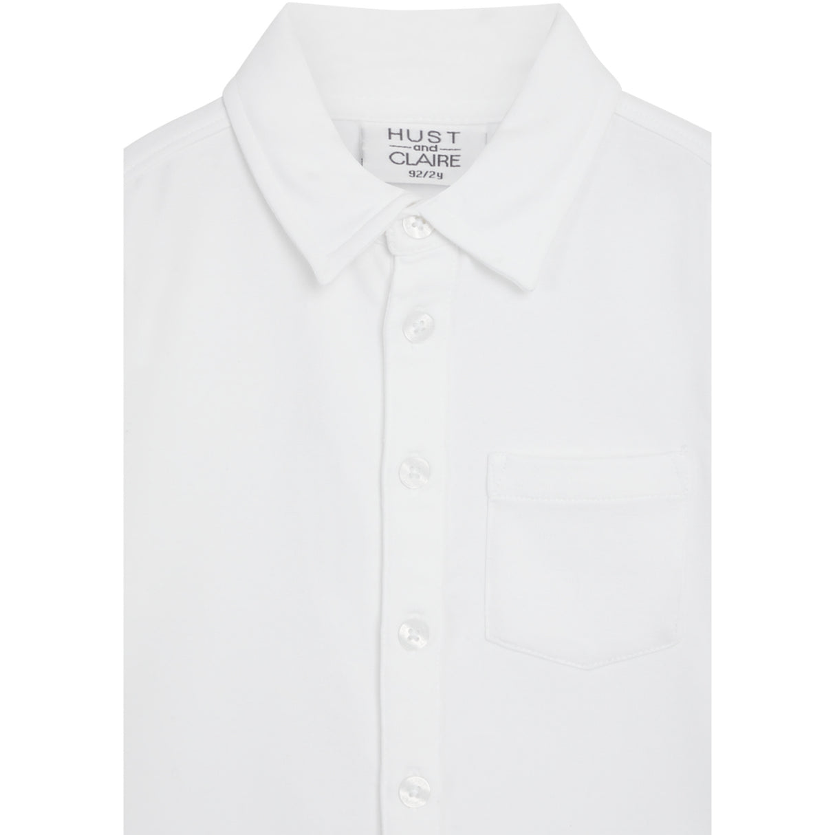 Hust & Claire White Shirt Ravn Solid