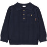 Hust & Claire More Navy Pelle Structure