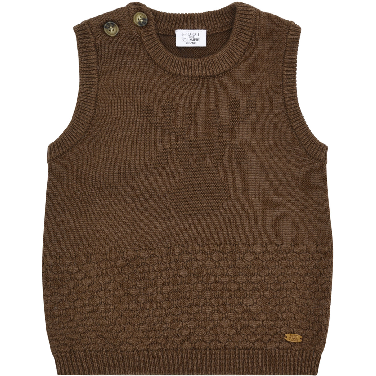 Hust & Claire Brown Stone Perry Moose