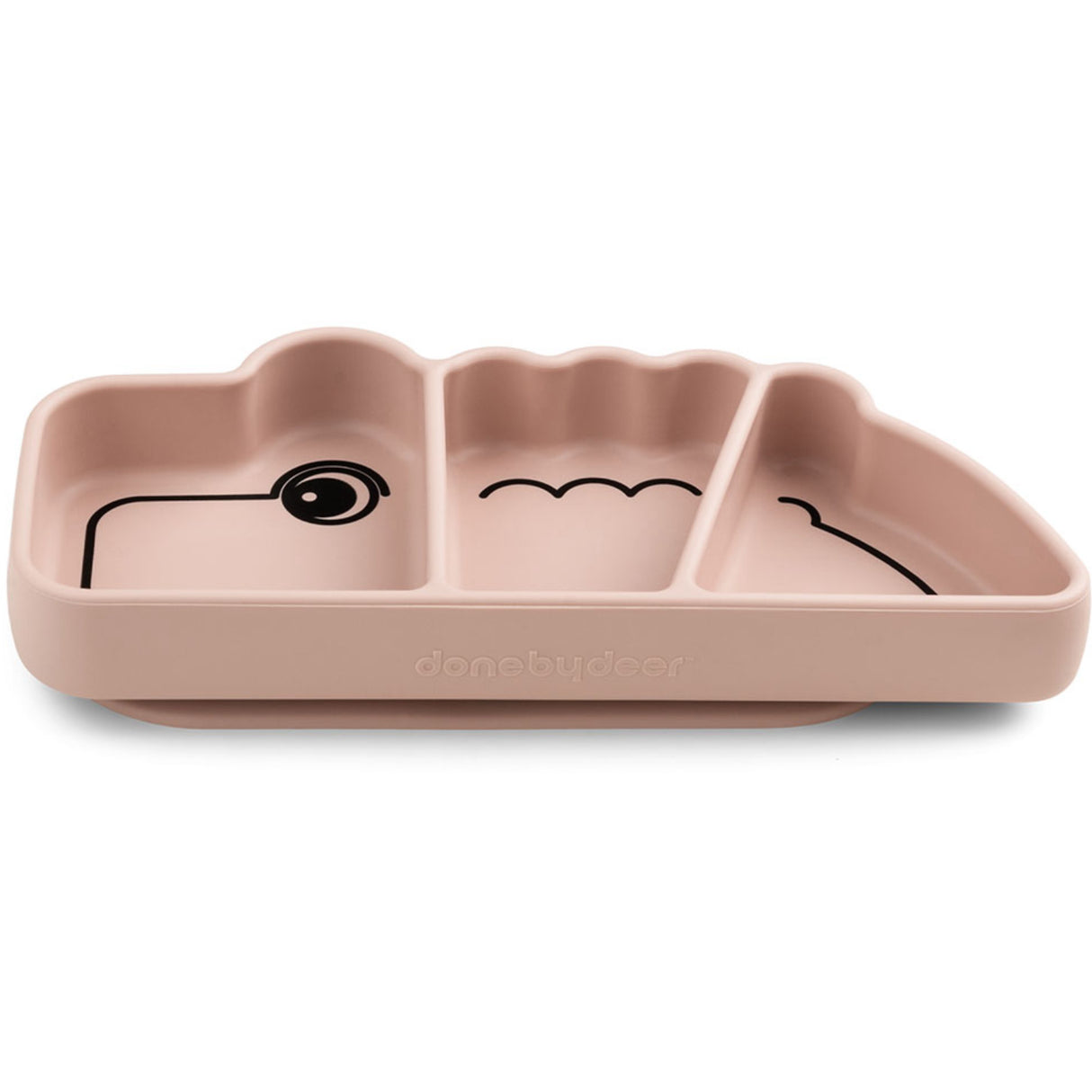 DonebyDeer Powder Stick & Stay Snack Plate Croco