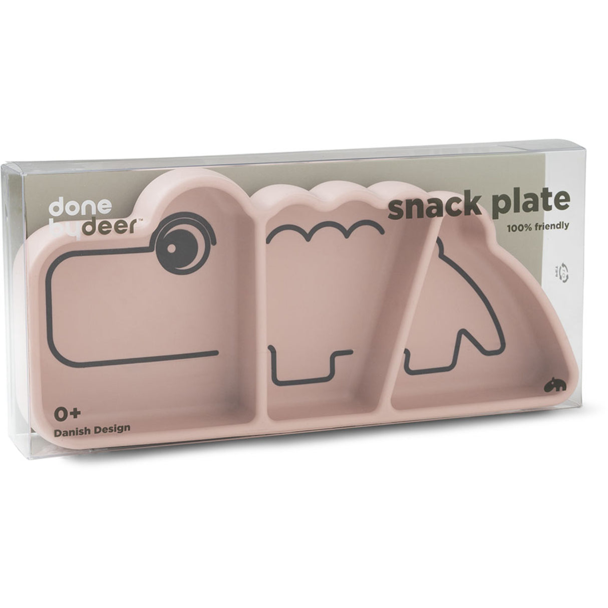 DonebyDeer Powder Stick & Stay Snack Plate Croco