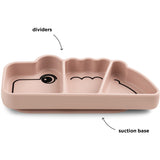 DonebyDeer Powder Stick & Stay Snack Plate Croco