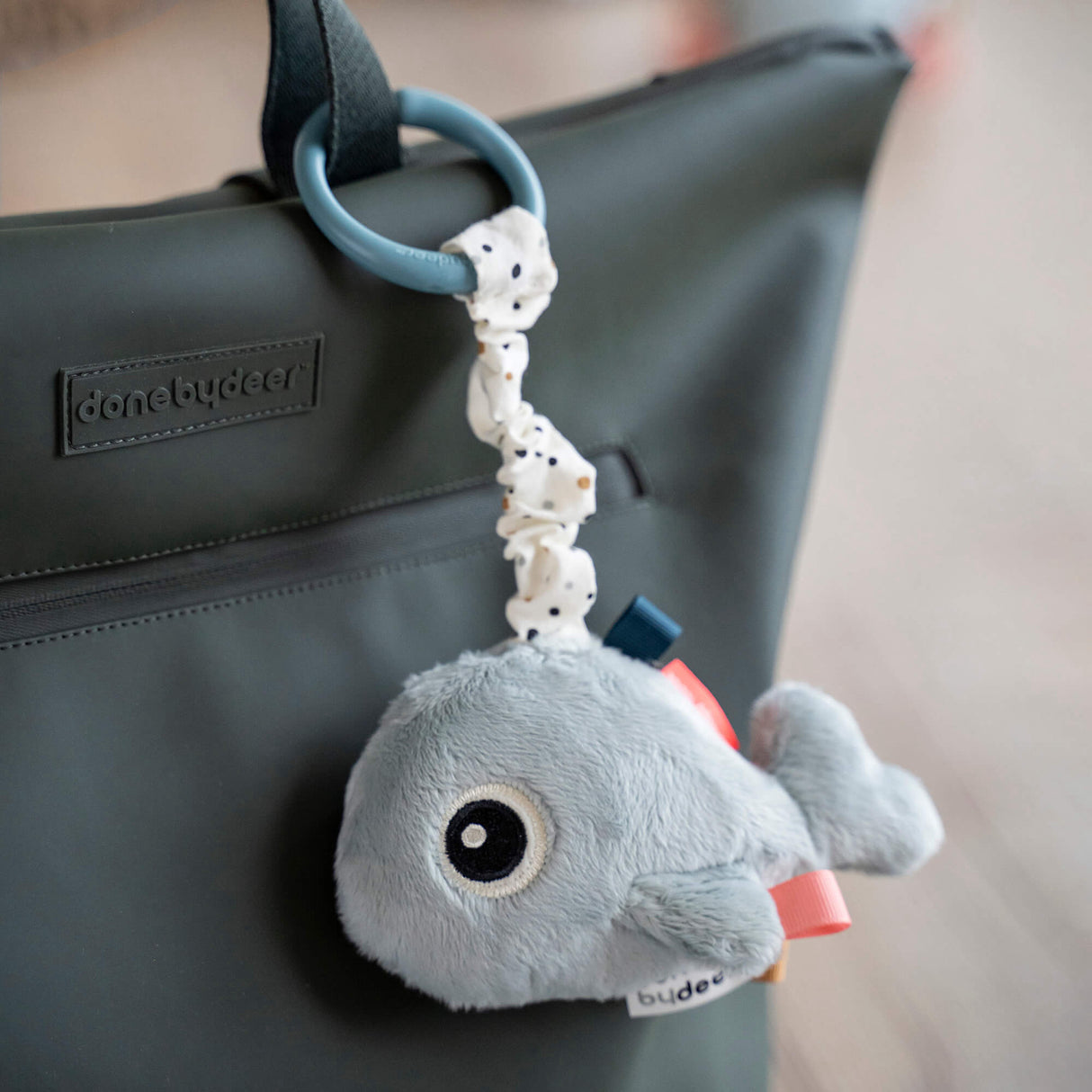 DonebyDeer Green Changing Backpack