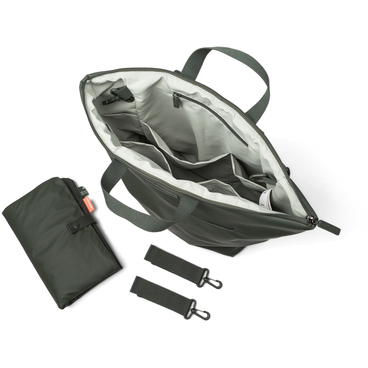 DonebyDeer Green Changing Backpack