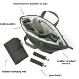 DonebyDeer Green Changing Backpack