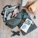 DonebyDeer Green Changing Backpack