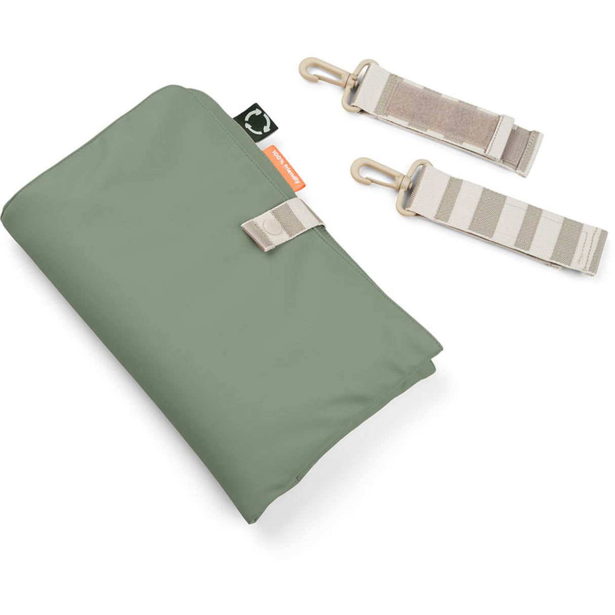 DonebyDeer Green Quilted Changing Bag