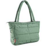 DonebyDeer Green Quilted Changing Tote Bag