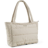 DonebyDeer Sand Quilted Changing Tote Bag