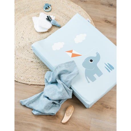 DonebyDeer Blue Changing Mat Easy-Wipe Playground