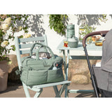 DonebyDeer Green Quilted Changing Bag