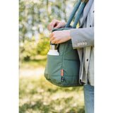 DonebyDeer Green Quilted Changing Tote Bag