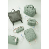 DonebyDeer Green Quilted Changing Bag