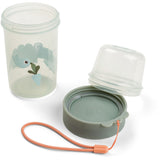 DonebyDeer Green To Go 2-Way Snack Container L Croco