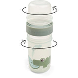DonebyDeer Green To Go 2-Way Snack Container L Croco
