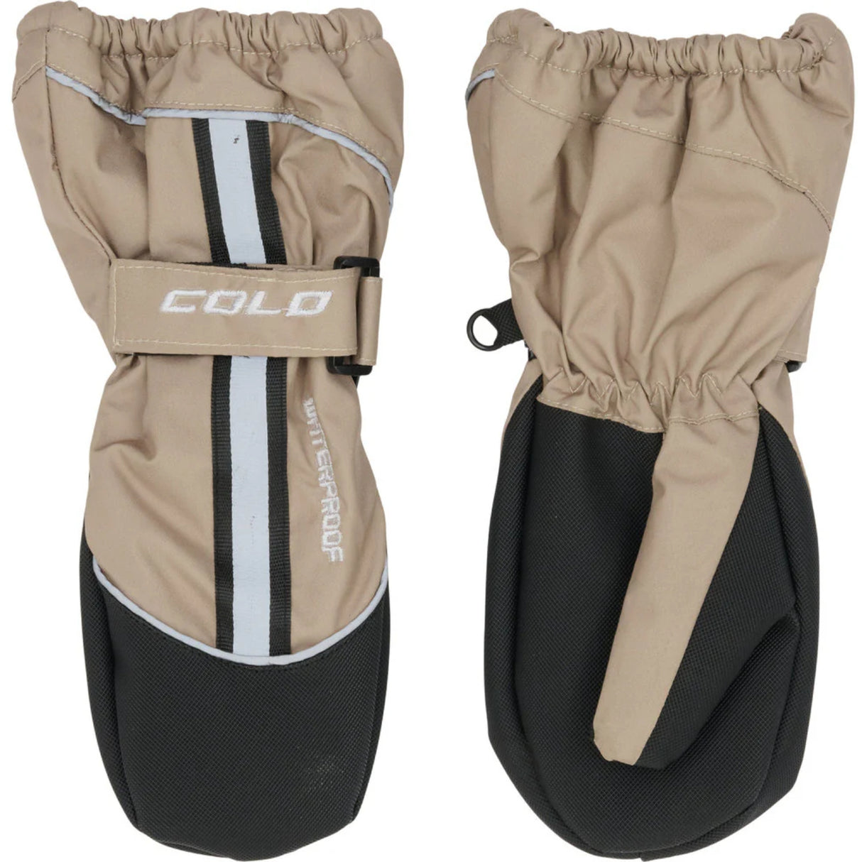 Cold Taupe Filur Mitten