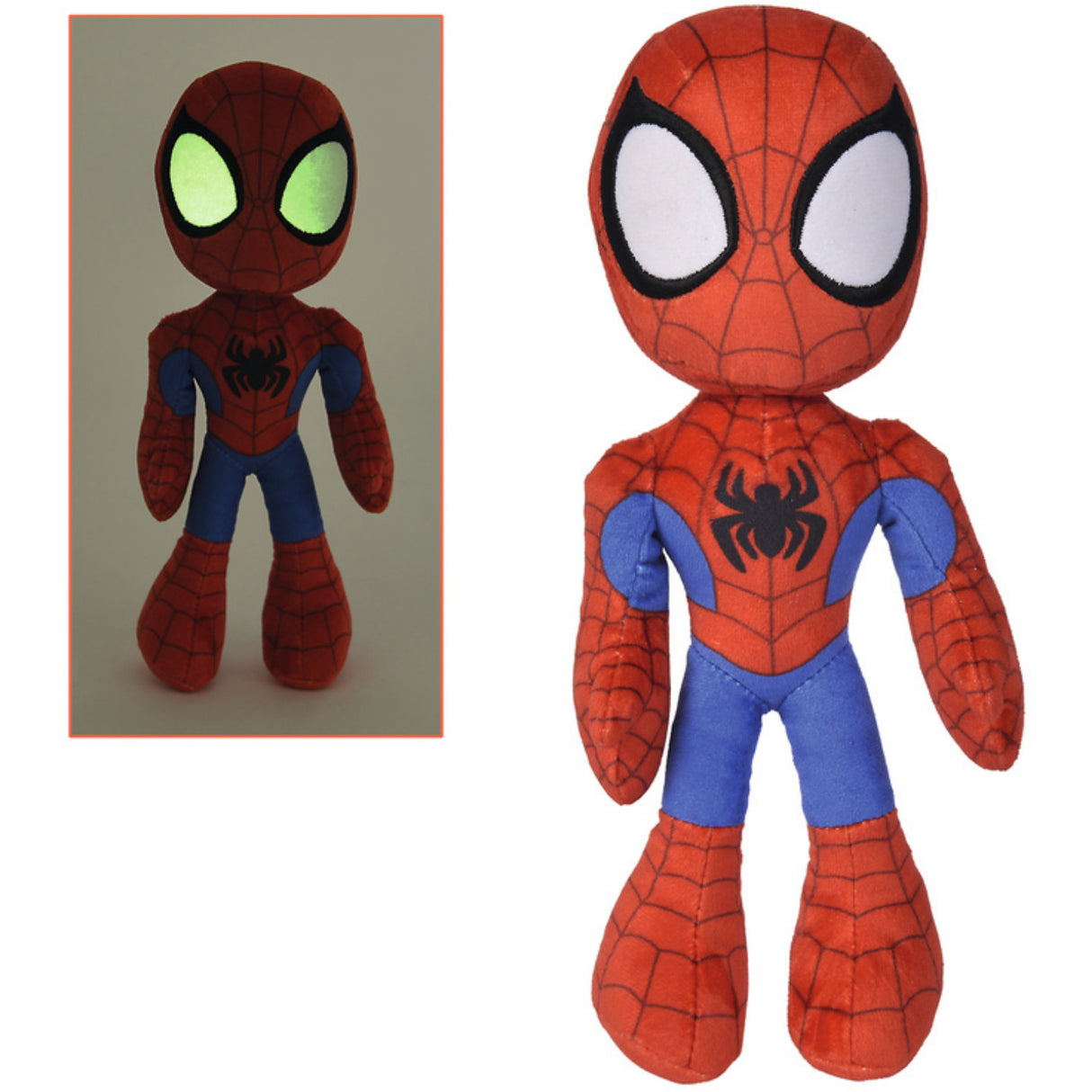 Simba Toys Disney Spidey Teddy Med GID (25 Cm)