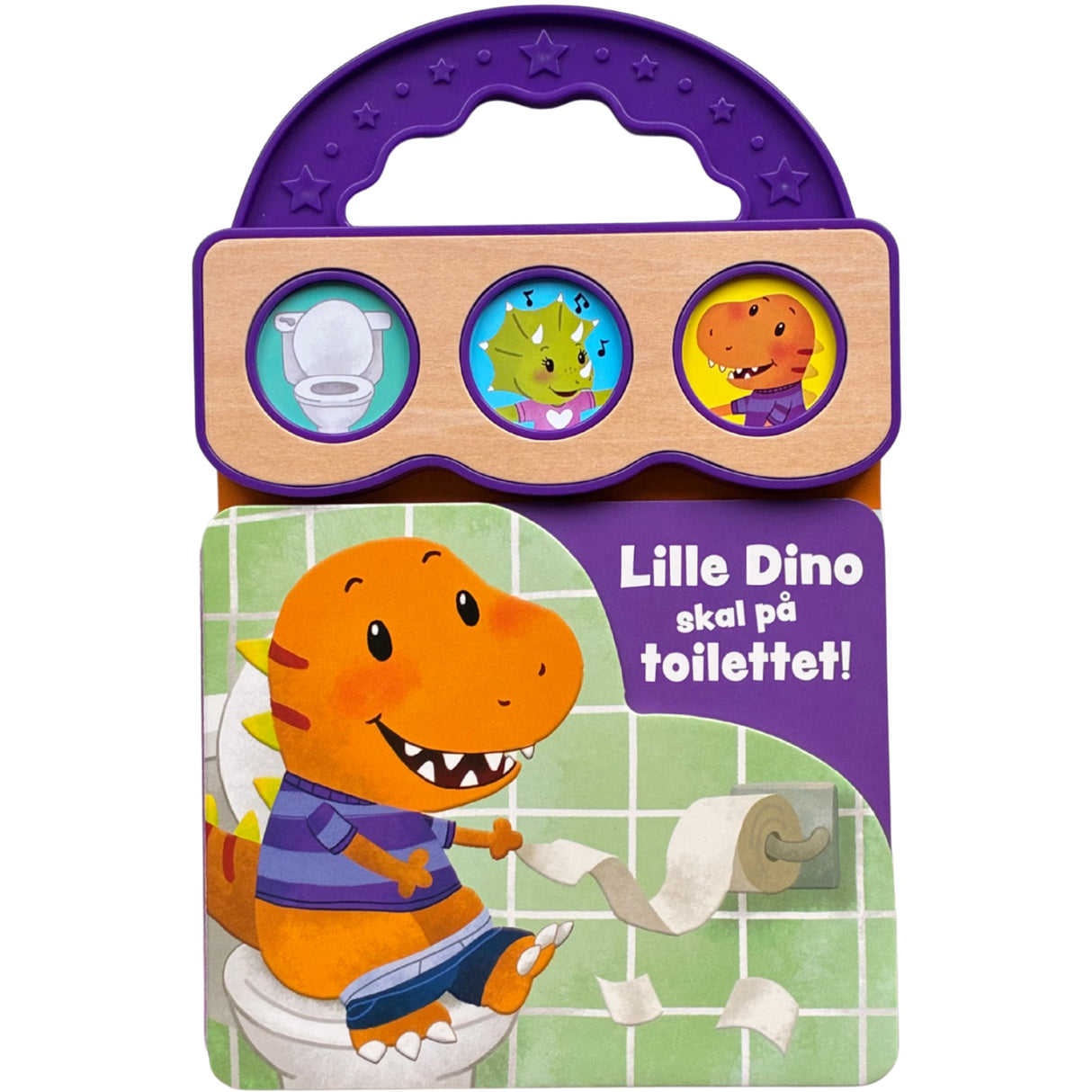 Forlaget Tukan Papbog With Håndtag: Lille Dino Skal På Toilettet!