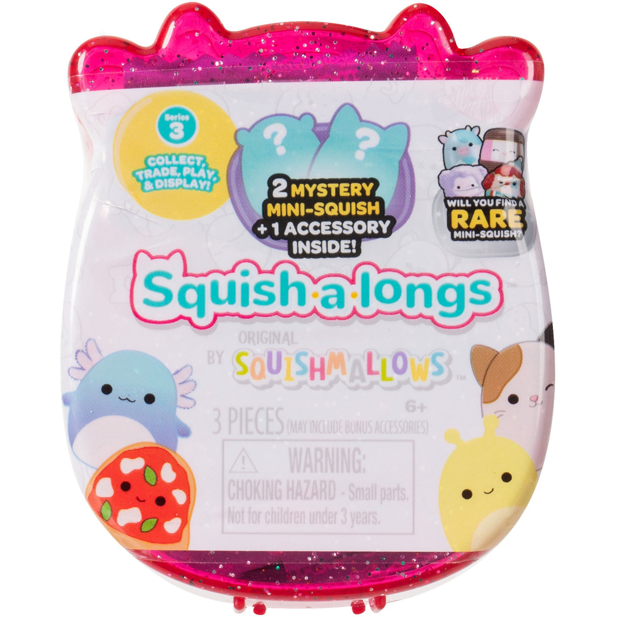 Squish-a-longs 2,5 Cm Blind 2-Pack Asst S3 CDU