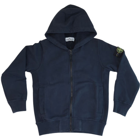 Stone Island Navy Blue Hoodie Sweater