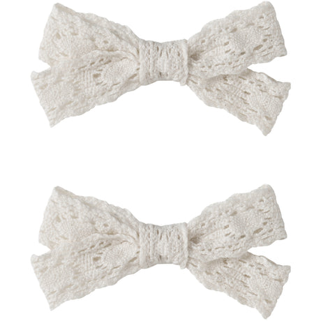 Lil'Atelier Coconut Milk Nmfacc-Lola 2 Pack Hair Clips Lil