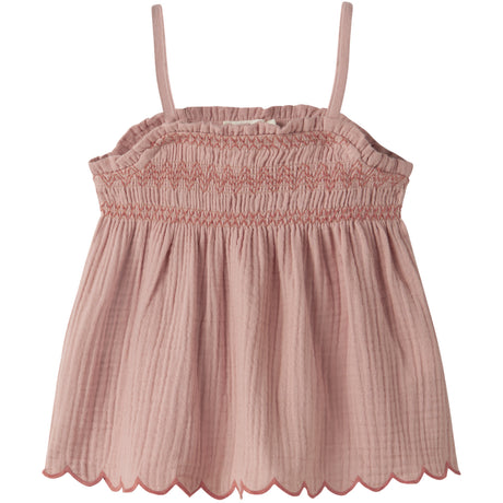 Lil'Atelier Rose Tan Nmfhiba Strap Top Lil