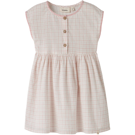 Lil'Atelier Coconut Milk Rose Tan Nmfhedda Sl Dress Lil
