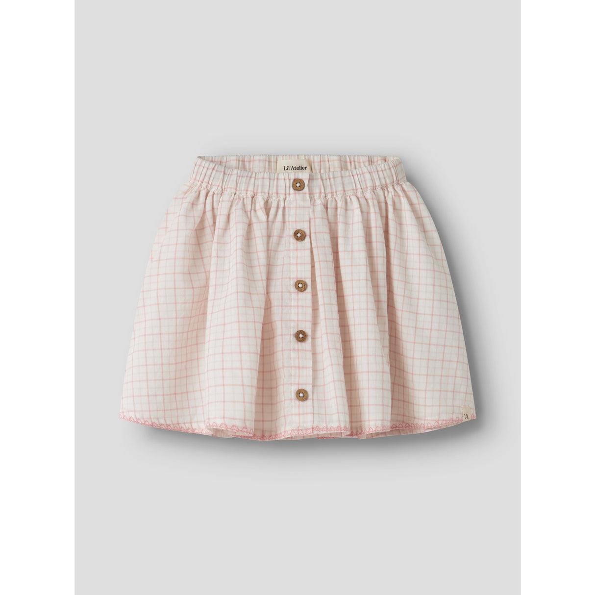 Lil'Atelier Coconut Milk Rose Tan Nmfhedda Skirt Lil