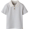 Lil'Atelier Coconut Milk Dusty Blue Nmmhaldur Ss Loose Polo Lil
