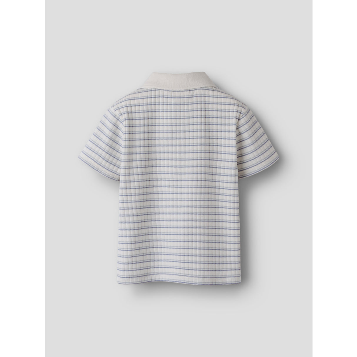 Lil'Atelier Coconut Milk Dusty Blue Nmmhaldur Ss Loose Polo Lil
