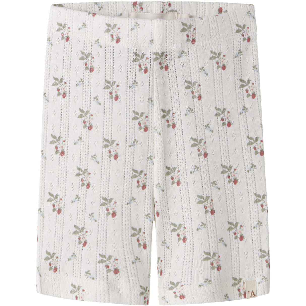 Lil'Atelier Coconut Milk Strawberry Nmfrachello Duna Slim Biker Shorts Lil