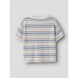 Lil'Atelier Coconut Milk Dusty Blue Nmmhito Ss Loose Knit Lil