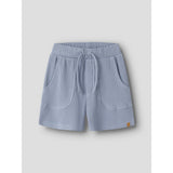 Lil'Atelier Dusty Blue Nmmharun Loose Sweat Shorts Lil