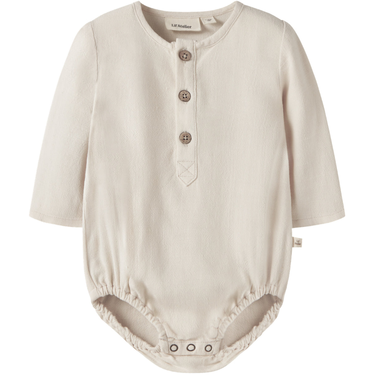 Lil'Atelier Coconut Milk Nbmfreddie Ls Loose Body Shirt Lil