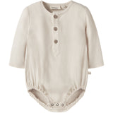 Lil'Atelier Coconut Milk Nbmfreddie Ls Loose Body Shirt Lil