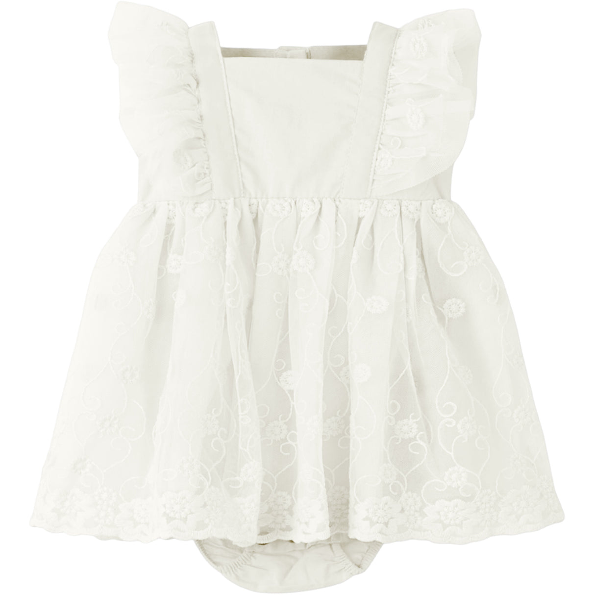 Lil'Atelier Coconut Milk Nbffeya Sl Tulle Body Dress Lil
