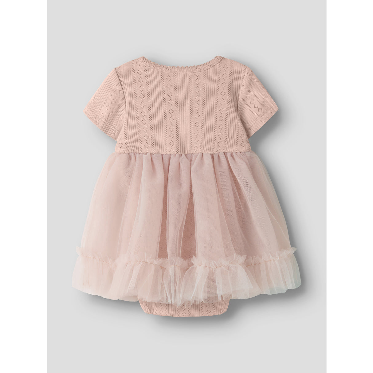 Lil'Atelier Peach Whip Nbffanella Ss Body Tulle Dress Lil