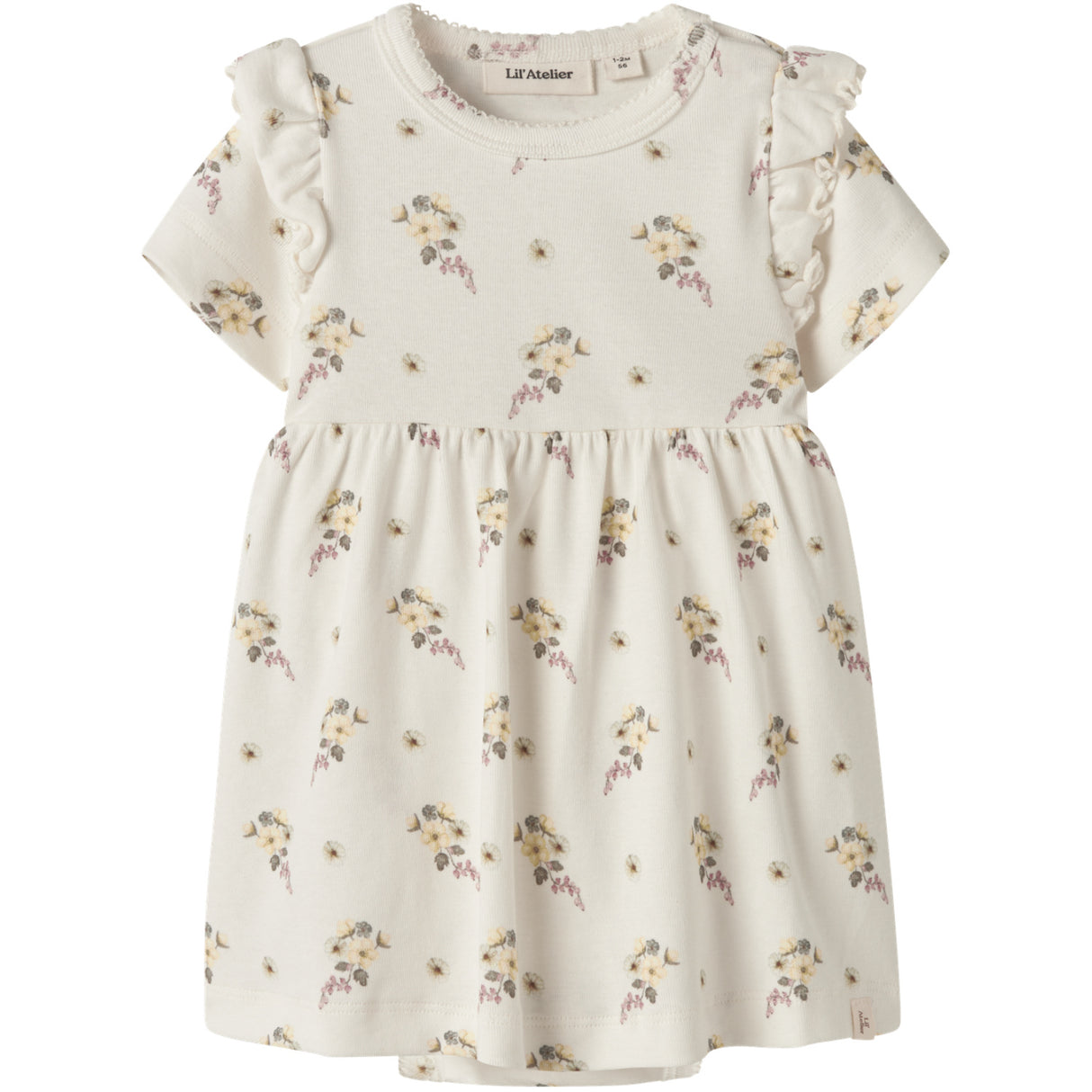 Lil'Atelier Coconut Milk Flower Nbfgayo Sin Ss Body Dress Lil