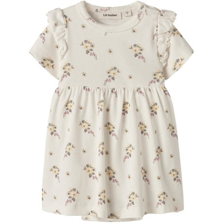 Lil'Atelier Coconut Milk Flower Nbfgayo Sin Ss Body Dress Lil
