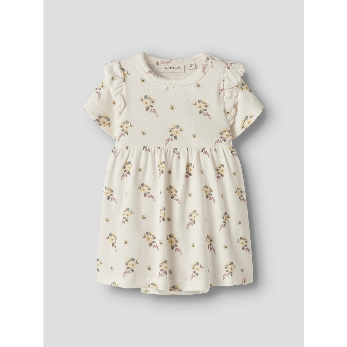 Lil'Atelier Coconut Milk Flower Nbfgayo Sin Ss Body Dress Lil