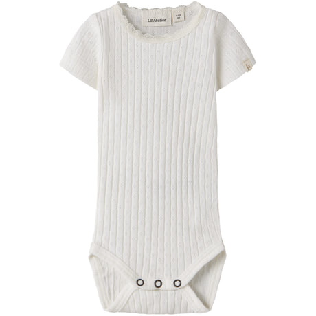 Lil'Atelier Coconut Milk Nbfhaldis Ss Slim Body Lil