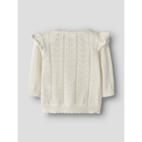 Lil'Atelier Coconut Milk Nbfjela Ls Knit Card Lil