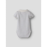 Lil'Atelier Coconut Milk Dusty Blue Nbmhaldur Ss Slim Body Lil