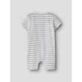 Lil'Atelier Coconut Milk Dusty Blue Nbmhaldur Ss Loose Short Suit Lil