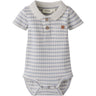 Lil'Atelier Coconut Milk Dusty Blue Nbmhaldur Ss Slim Body Lil