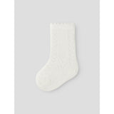 Lil'Atelier Coconut Milk Nbfherda Knee Socks Lil