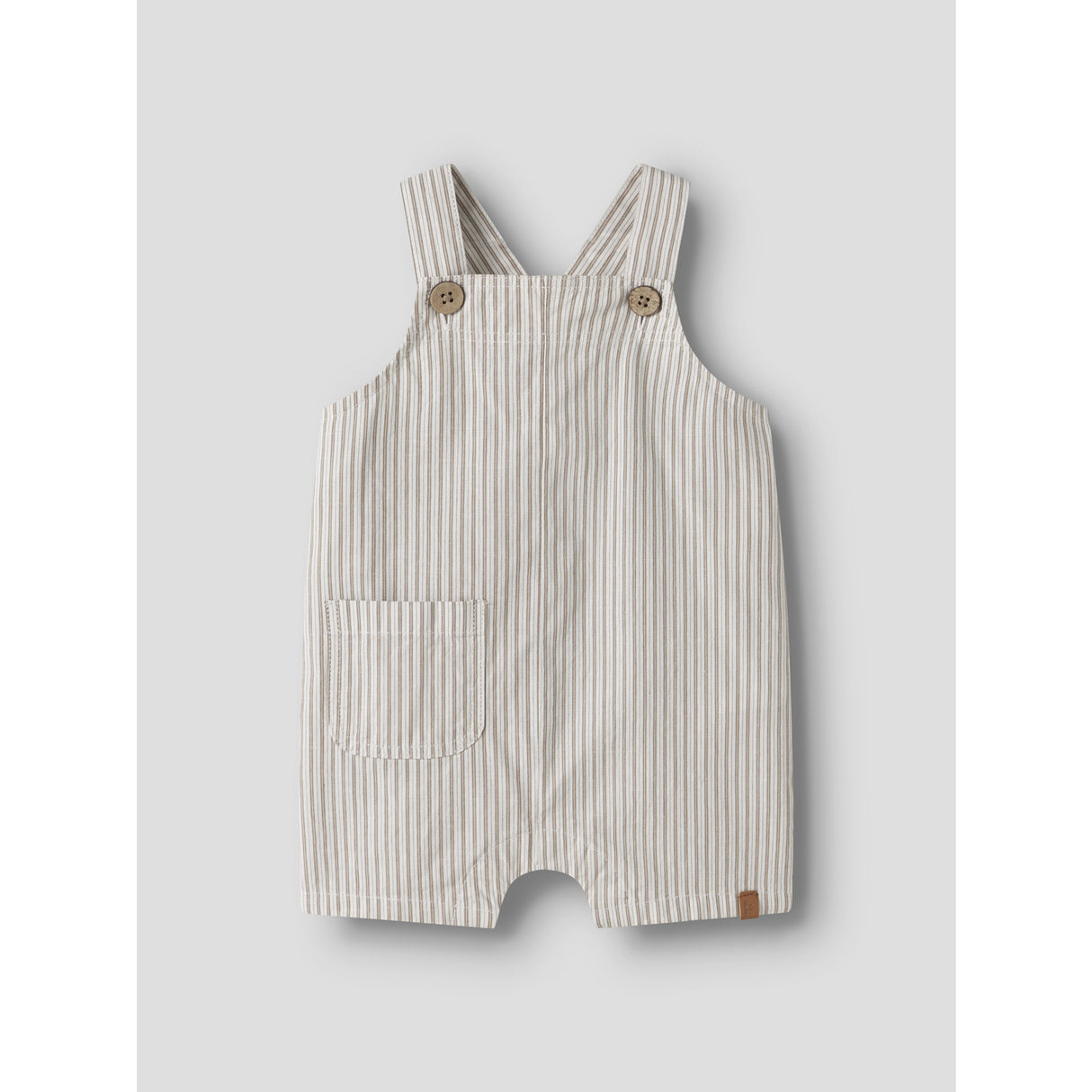 Lil'Atelier Coconut Milk Coca Mocha Nbmhelo Loose Short Overall Lil