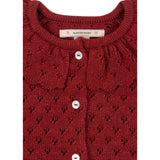Konges Sløjd Red Dahlia Holiday Knit Cardigan