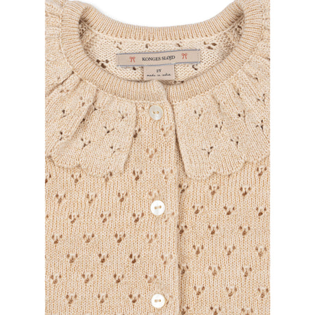 Konges Sløjd Buttercream Holiday Knit Cardigan